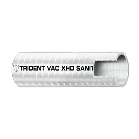 Trident Marine 1" x 50' Box VAC XHD Sanitation Hose - Hard PVC Helix - White 148-1006 — Quality Boat Parts