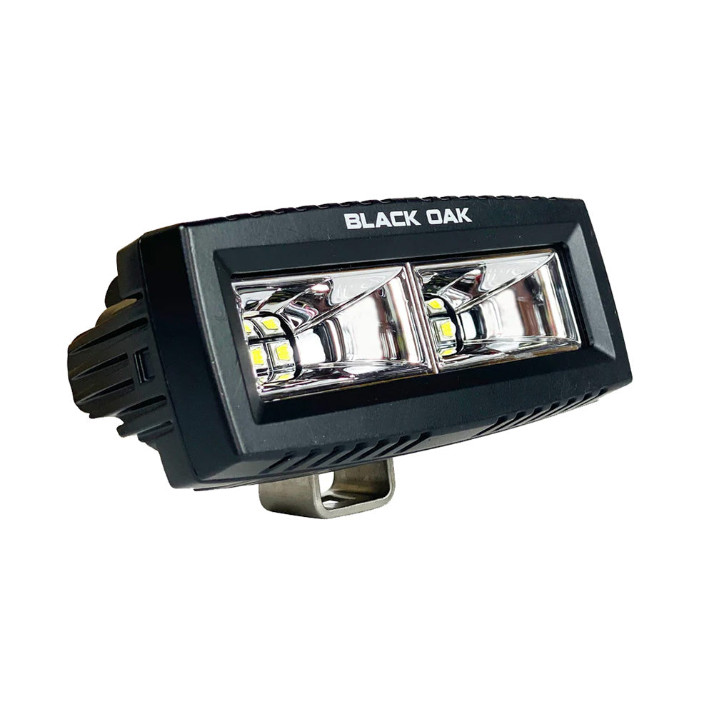 Black Oak 4" Marine Spreader Light Flood Scene LED Pro Series 3.0 - Black 4BMS-S — Quality Boat Parts