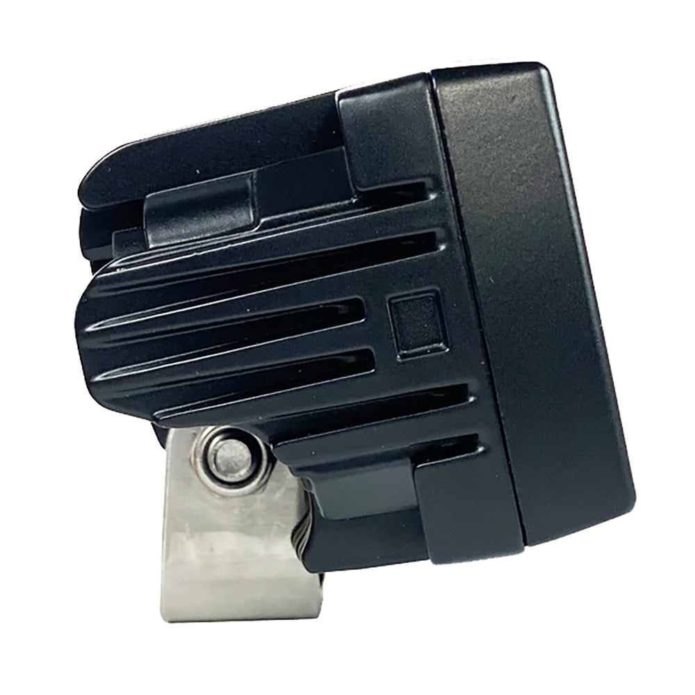 Black Oak 4" Marine Spreader Light Flood Scene LED Pro Series 3.0 - Black 4BMS-S — Quality Boat Parts