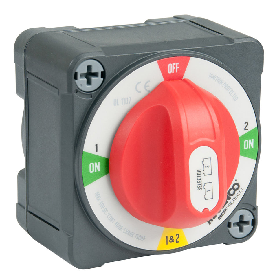 BEP Pro Installer 400A EZ-Mount Battery Selector Switch (1-2-Both-Off) 771-S-EZ — Quality Boat Parts