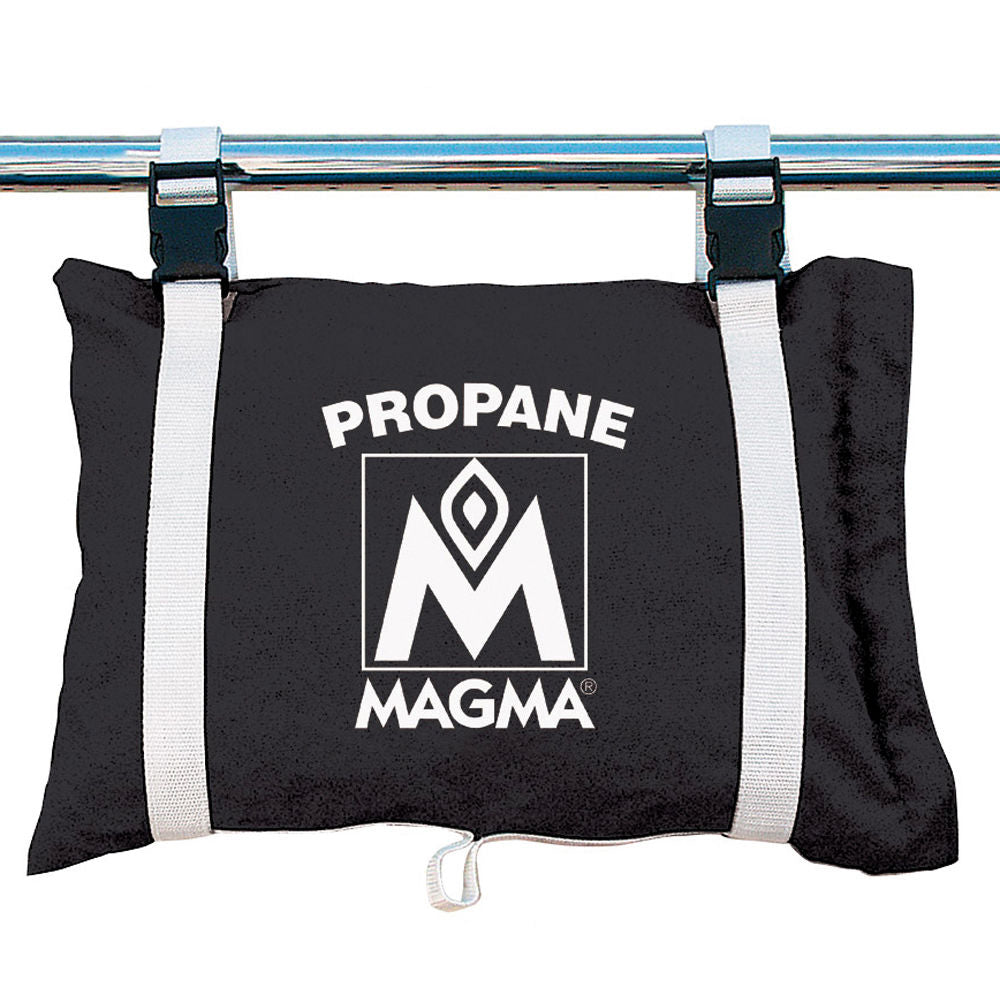 Magma Propane /Butane Canister Storage Locker/Tote Bag - Jet Black A10-210JB — Quality Boat Parts
