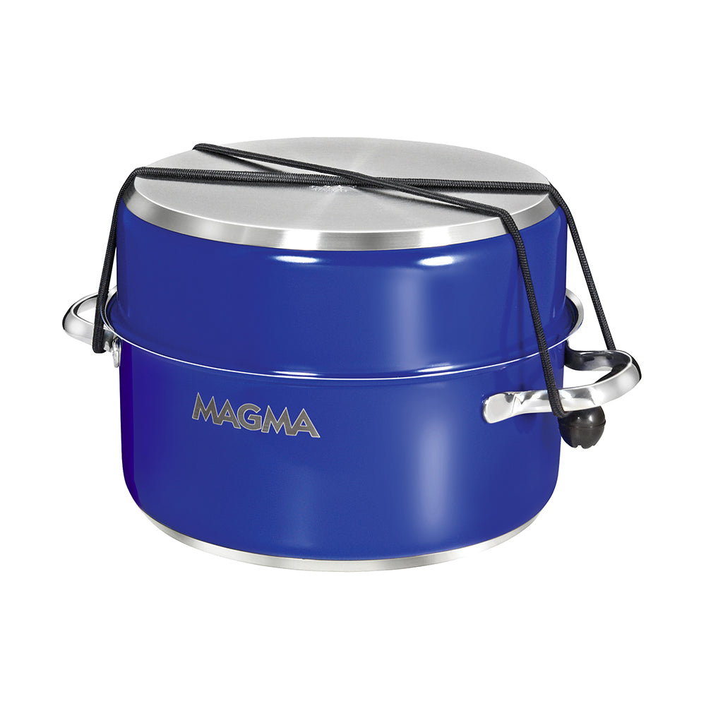 Magma Nestable 10 Piece Induction Non-Stick Enamel Finish Cookware Set - Cobalt Blue A10-366-CB-2-IN — Quality Boat Parts