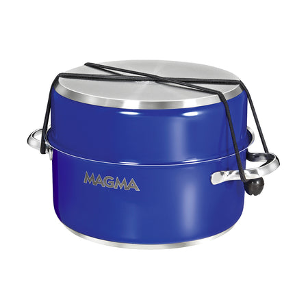 Magma Nestable 10 Piece Induction Non-Stick Enamel Finish Cookware Set - Cobalt Blue A10-366-CB-2-IN — Quality Boat Parts
