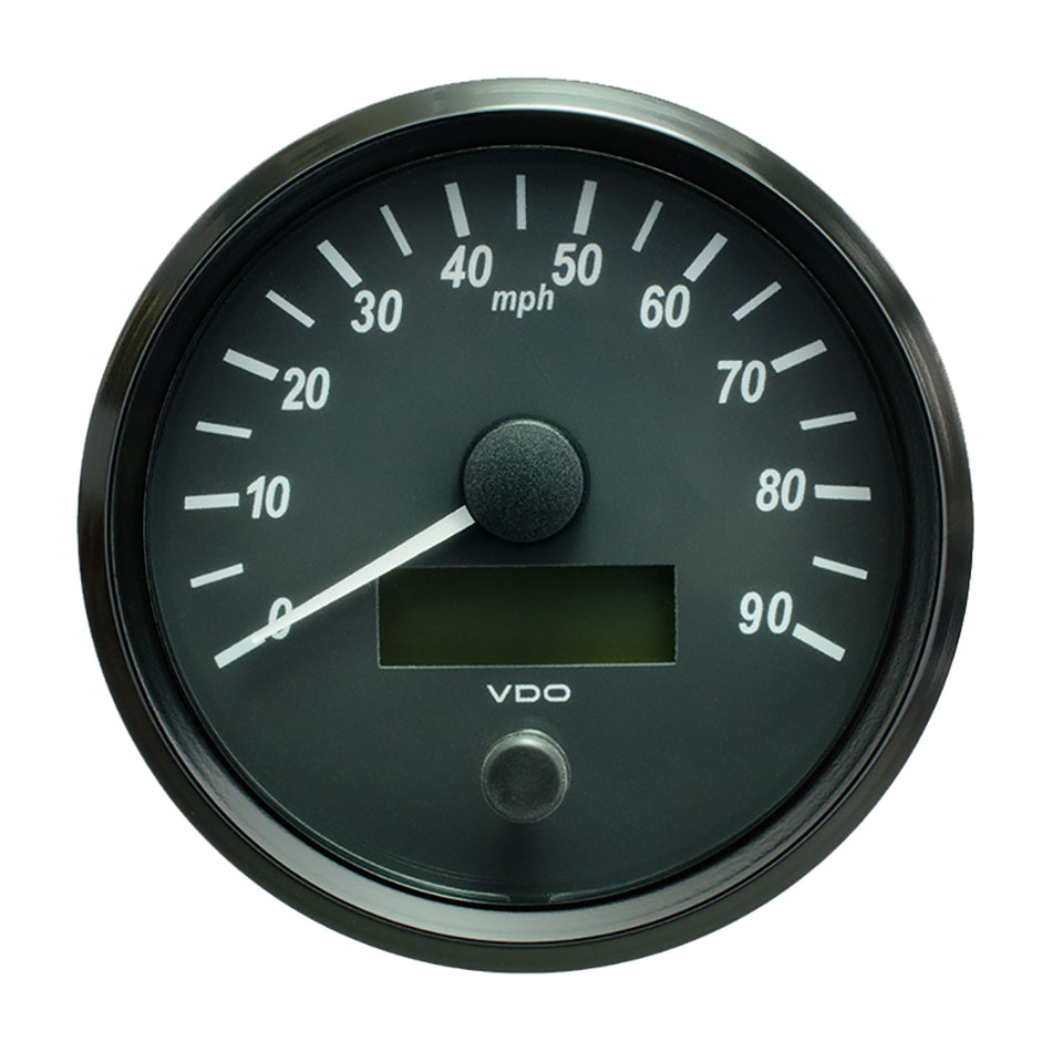 VDO SingleViu 100mm (4") Speedometer - 90 MPH A2C3832870030 — Quality Boat Parts