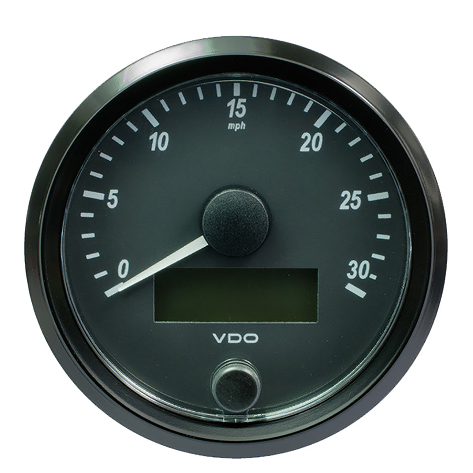 VDO SingleViu 80mm (3-1/8") Speedometer - 30 MPH A2C3832880030 — Quality Boat Parts