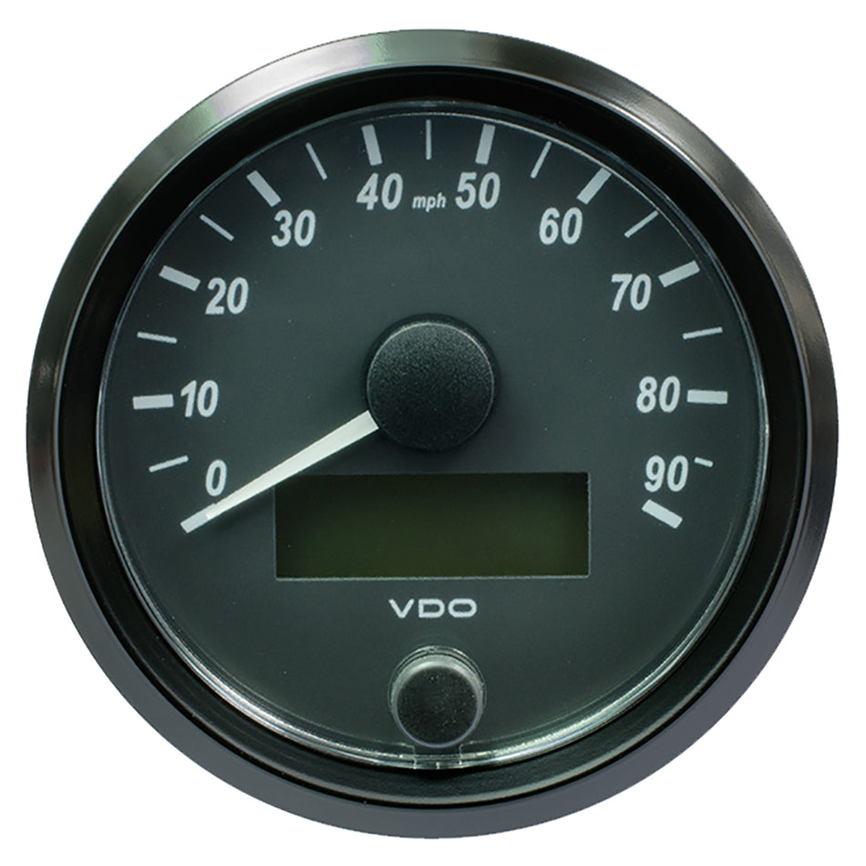 VDO SingleViu 80mm (3-1/8") Speedometer - 90MPH A2C3832900030 — Quality Boat Parts