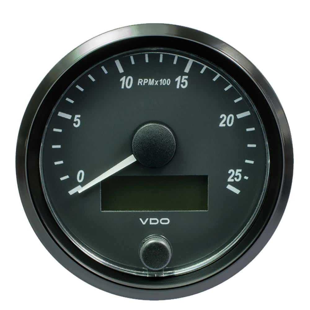 VDO SingleViu 80mm (3-1/8") Tachometer - 2500 RPM A2C3832970030 — Quality Boat Parts