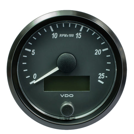 VDO SingleViu 80mm (3-1/8") Tachometer - 2500 RPM A2C3832970030 — Quality Boat Parts