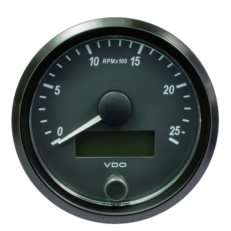 VDO SingleViu 80mm (3-1/8") Tachometer - 2500 RPM A2C3832970030 — Quality Boat Parts