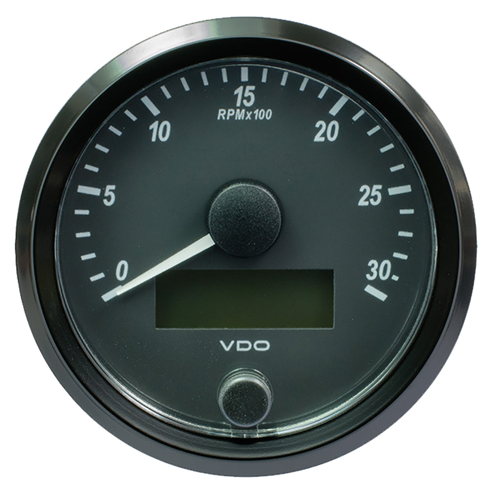 VDO SingleViu 80mm (3-1/8") Tachometer - 3000 RPM A2C3832980030 — Quality Boat Parts