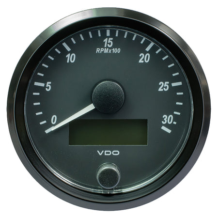 VDO SingleViu 80mm (3-1/8") Tachometer - 3000 RPM A2C3832980030 — Quality Boat Parts