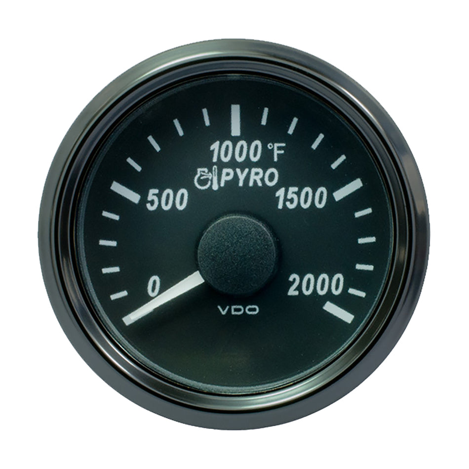 VDO SingleViu 52mm (2-1/16") Exhaust Gas Temp. Gauge - 2000°F A2C3833040030 — Quality Boat Parts