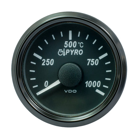 VDO SingleViu 52mm (2-1/16") Exhaust Gas Temp. Gauge - 1000°C A2C3833050030 — Quality Boat Parts