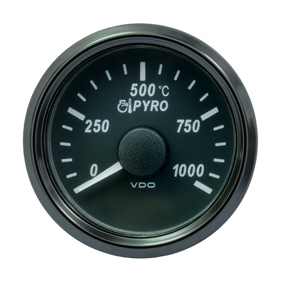 VDO SingleViu 52mm (2-1/16") Exhaust Gas Temp. Gauge - 1000°C A2C3833050030 — Quality Boat Parts