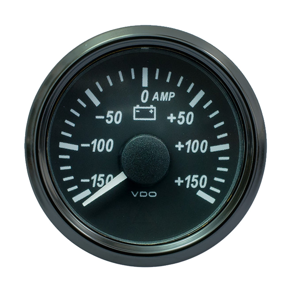 VDO SingleViu 52mm (2-1/16") Ammeter - 150 AMP A2C3833060030 — Quality Boat Parts