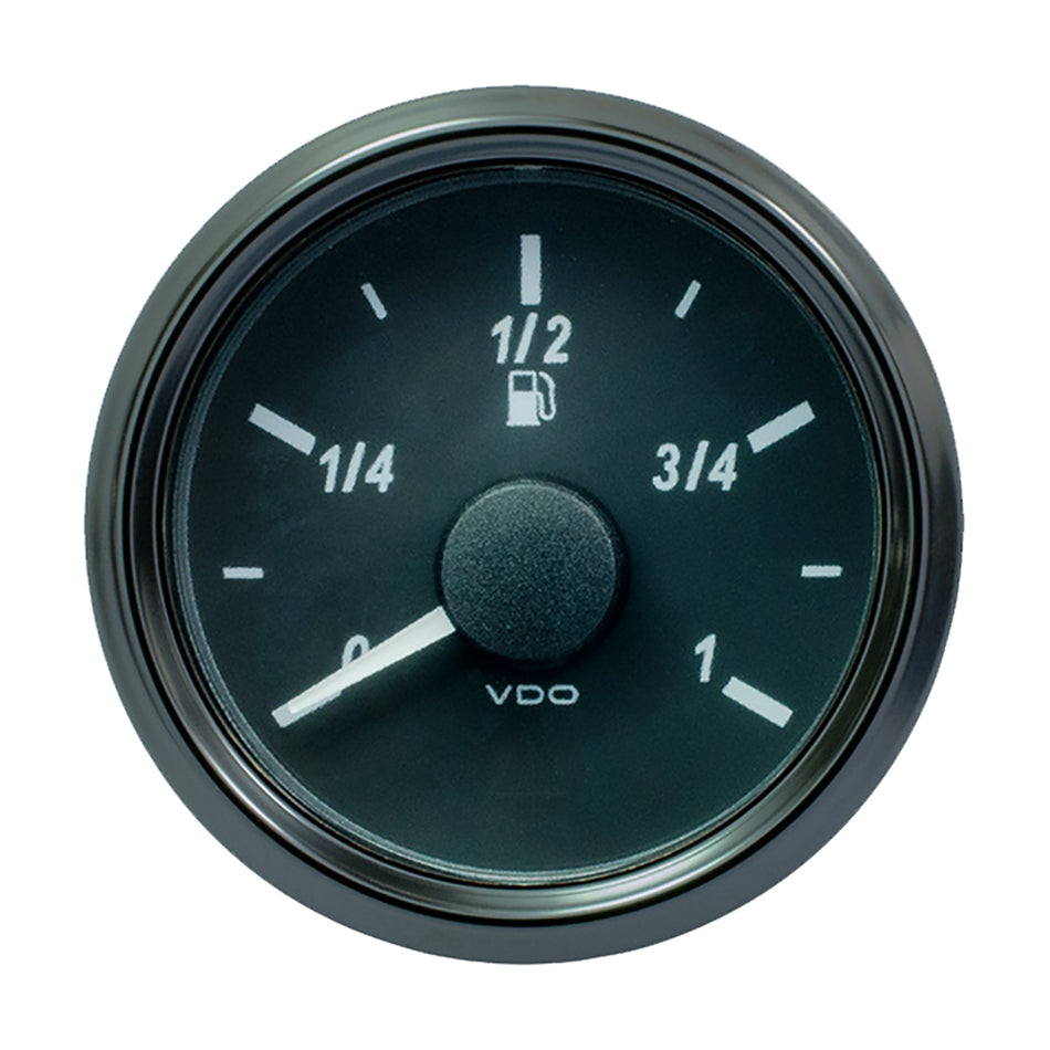 VDO SingleViu 52mm (2-1/16") Fuel Level Gauge - Euro - 3-180 Ohm A2C3833100030 — Quality Boat Parts