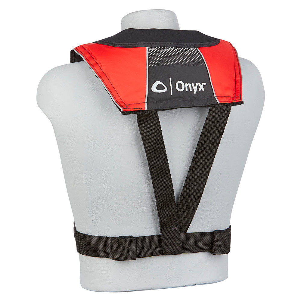Onyx A/M-24 Series All Clear Automatic/Manual Inflatable Life Jacket - Black/Red - Adult 132200-100-004-20 — Quality Boat Parts