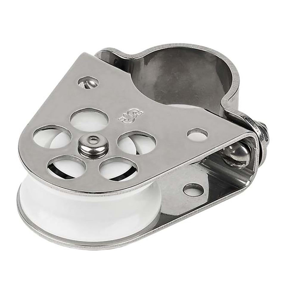 Schaefer Clamp-On Furling Line Stanchion Lead Block - 1" Ball Bearing 300-34 — Quality Boat Parts