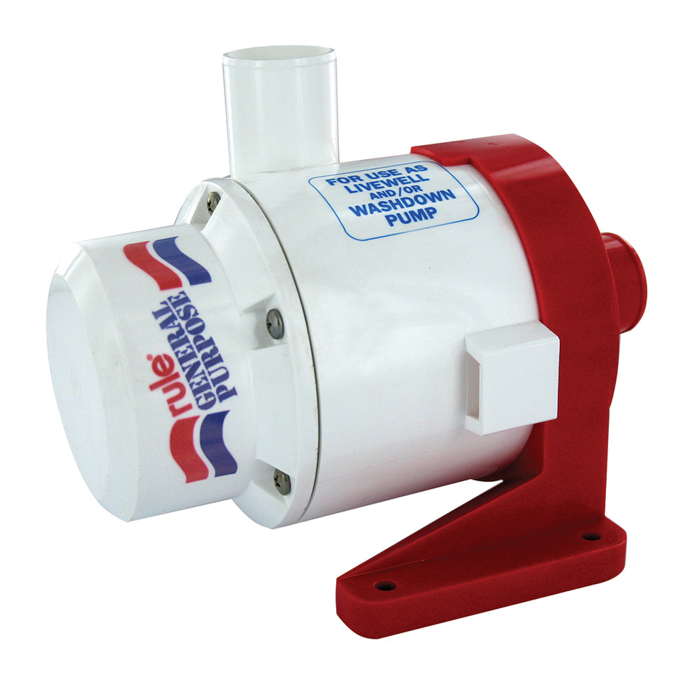 Rule 3700 GPH General Purpose End Suction Centrifugal Pump - 24V 18A — Quality Boat Parts