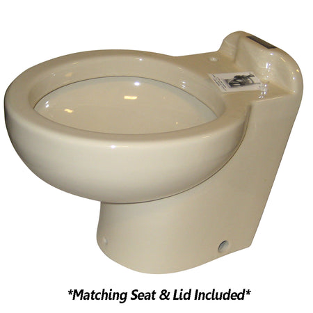 Raritan Marine Elegance - Household Style - Bone - Fresh or Saltwater - Smart Toilet Control - 12v 220AHS012 — Quality Boat Parts