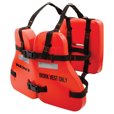 Kent Type V Vinyl Dip Work Vest - Oversized - Fits Chest Size 42"- 68" 151200-200-005-13 — Quality Boat Parts