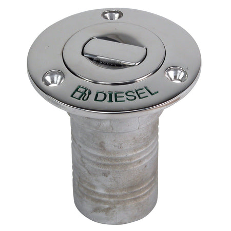Whitecap Bluewater Push Up Deck Fill - 2" Hose - Diesel 6895CBLUE — Quality Boat Parts