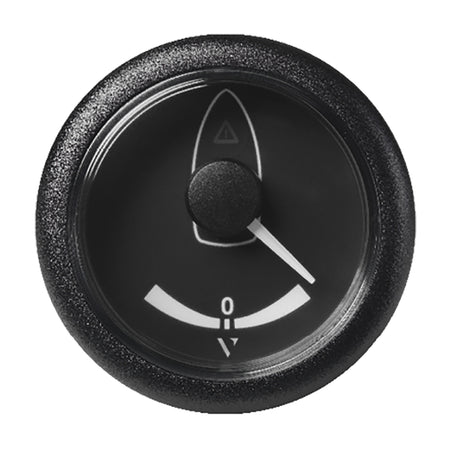 Veratron 52MM (2-1/16") ViewLine Rudder Angle Gauge 40° STB/Port - Black Dial & Bezel A2C59514154 — Quality Boat Parts