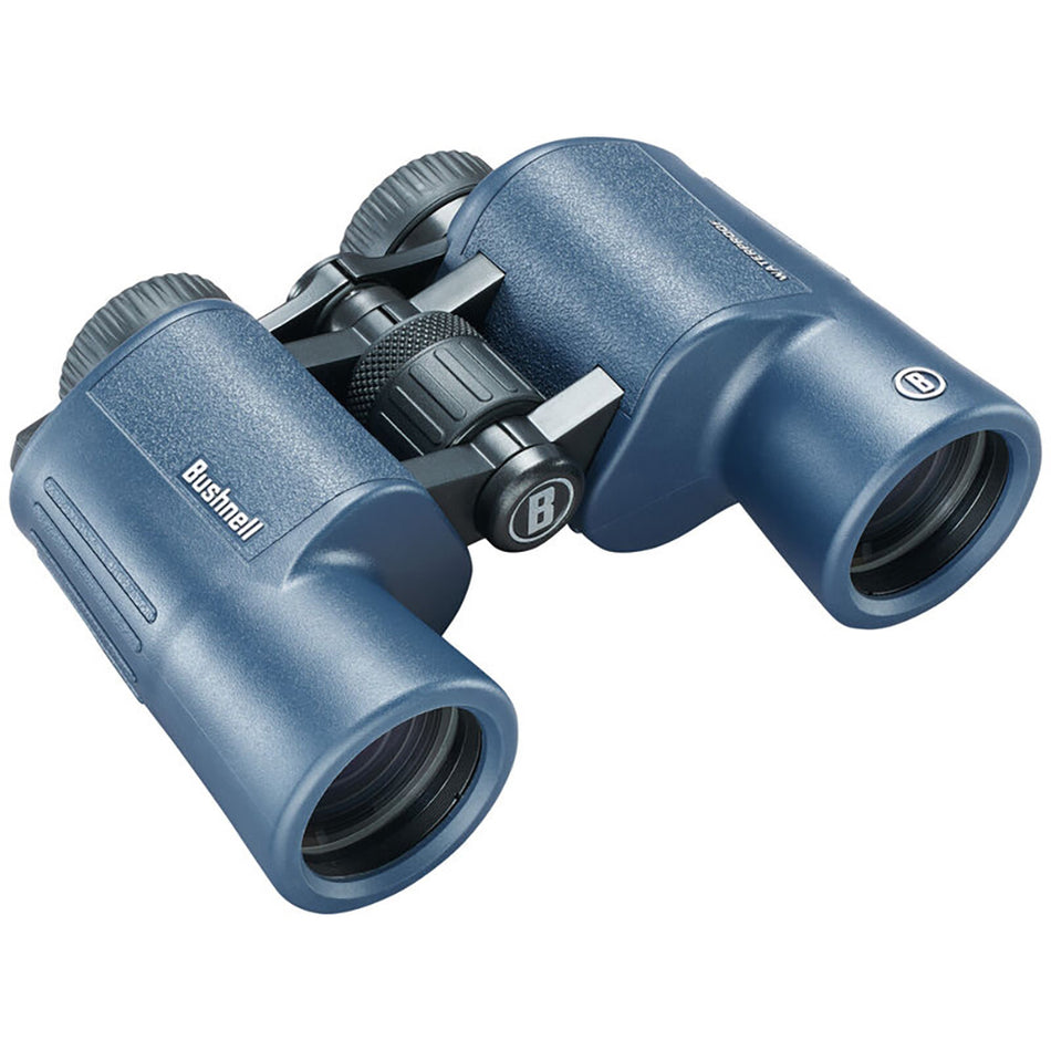 Bushnell 10x42mm H2O Binocular - Dark Blue Porro WP/FP Twist Up Eyecups 134211R — Quality Boat Parts