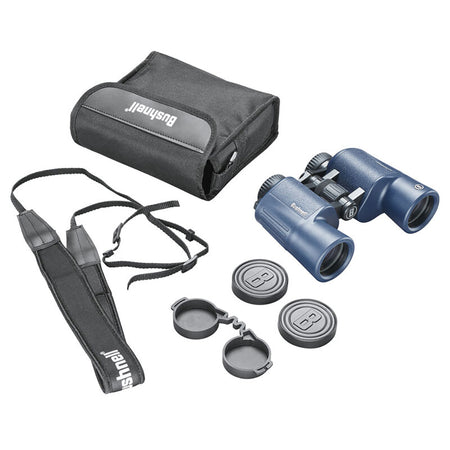 Bushnell 10x42mm H2O Binocular - Dark Blue Porro WP/FP Twist Up Eyecups 134211R — Quality Boat Parts