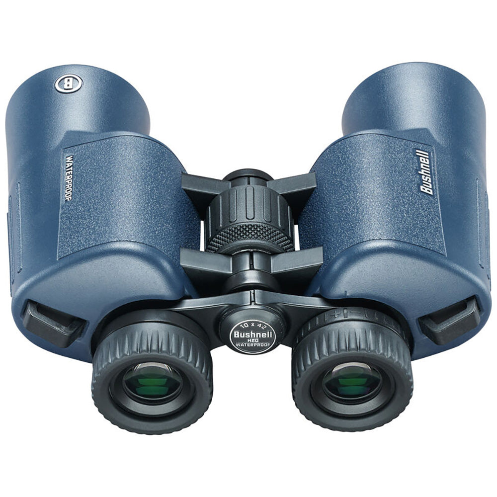 Bushnell 12x42mm H2O Binocular - Dark Blue Porro WP/FP Twist Up Eyecups 134212R — Quality Boat Parts