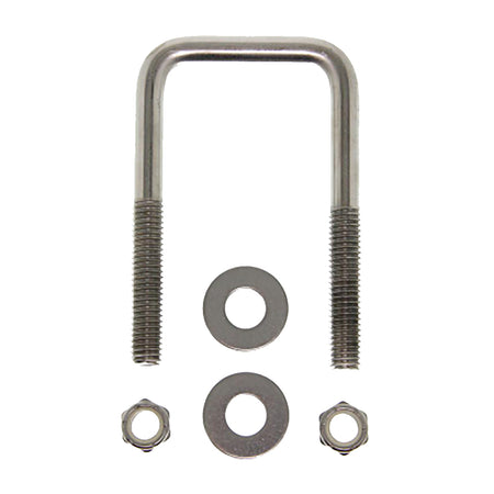 C.E. Smith Zinc U-Bolt 7/16"-14 X 3-1/8" X 3" w/Washers & Nuts - Square 15252A — Quality Boat Parts