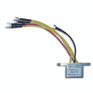 Cdi Electronics Evinrude, Johnson And Gale Outboard Motors Rectifier (4 Wire) (153-1778) — Quality Boat Parts