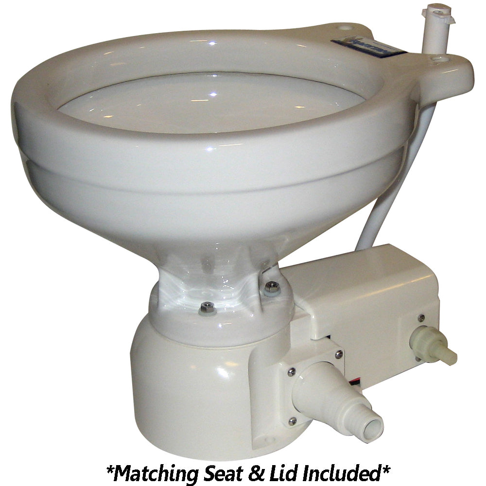 Raritan Sea Era Toilet - Marine Size - Freshwater Solenoid - Straight & 90° Discharge - Smart Toilet Control - 12v 162MF012 — Quality Boat Parts