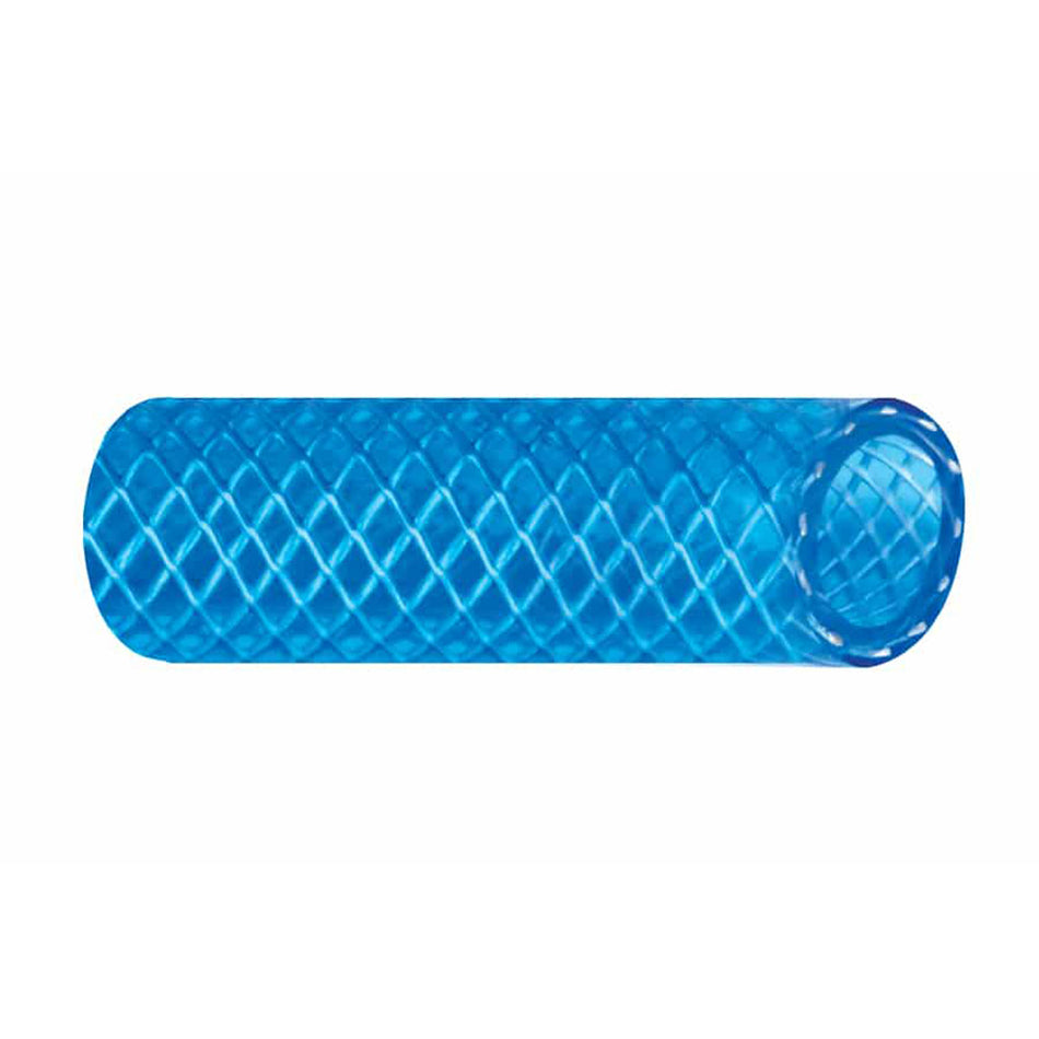 Trident Marine 5/8" x 50' Boxed Reinforced PVC (FDA) Cold Water Feed Line Hose - Drinking Water Safe - Translucent Blue 165-0586 — Quality Boat Parts