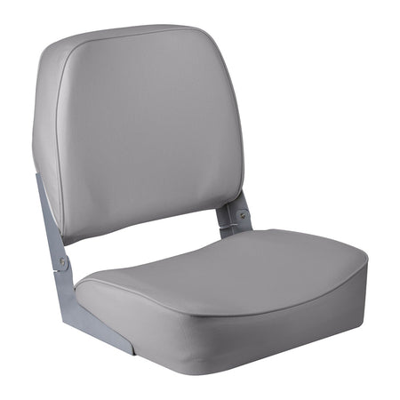 Wise Super Value Low-Back Fishing Seat - Grey 3313-717 — Quality Boat Parts