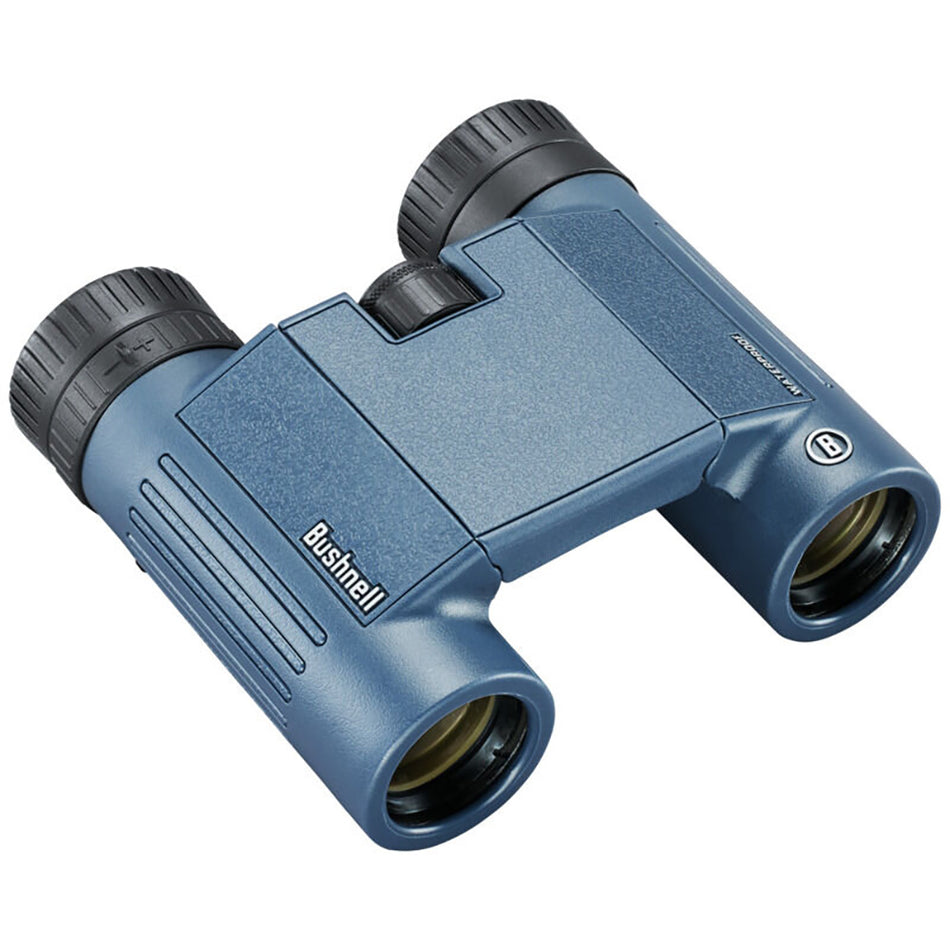 Bushnell 10x25mm H2O Binocular - Dark Blue Roof WP/FP Twist Up Eyecups 130105R — Quality Boat Parts