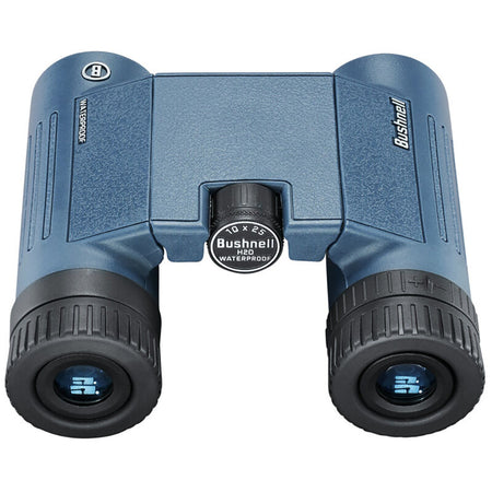 Bushnell 10x25mm H2O Binocular - Dark Blue Roof WP/FP Twist Up Eyecups 130105R — Quality Boat Parts