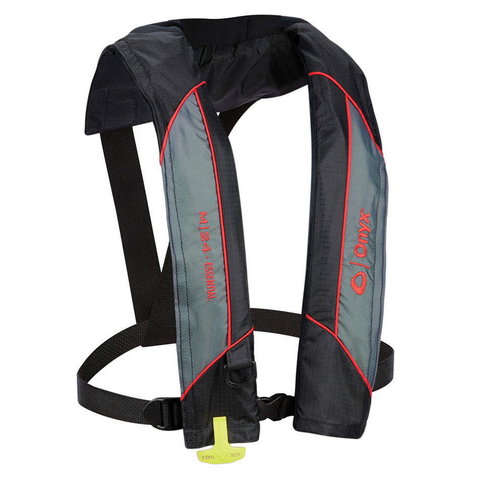 Onyx M-24 Essential Manual Inflatable Life Jacket - Red - Adult Universal 131200-100-004-23 — Quality Boat Parts