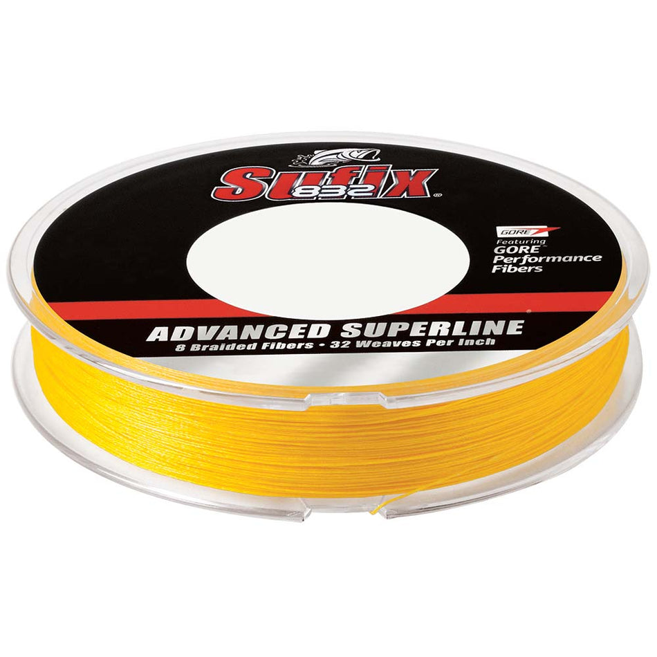 Sufix 832® Advanced Superline® Braid - 6lb - Hi-Vis Yellow - 300 yds 660-106Y — Quality Boat Parts