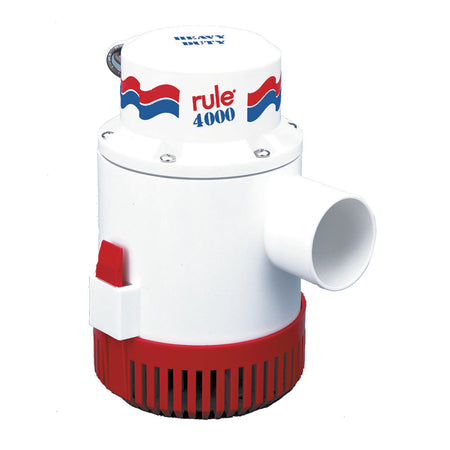 Rule 4000 Non-Automatic Bilge Pump - 12V 56D — Quality Boat Parts