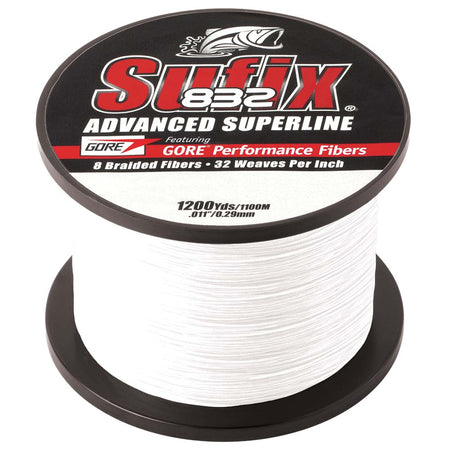 Sufix 832® Advanced Superline® Braid - 10lb - Ghost - 1200 yds 660-310GH — Quality Boat Parts
