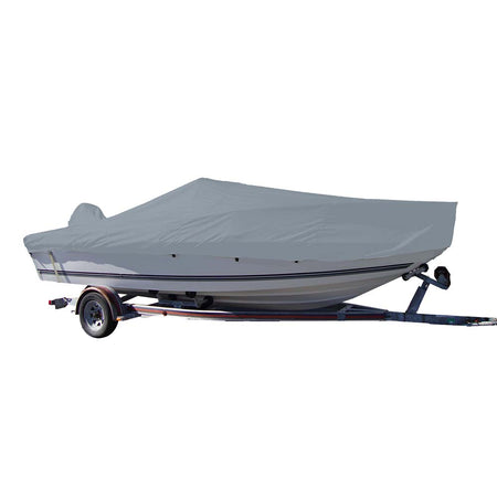 Carver Sun-DURA® Styled-to-Fit Boat Cover f/21.5' V-Hull Center Console Fishing Boat - Grey 70021S-11 — Quality Boat Parts
