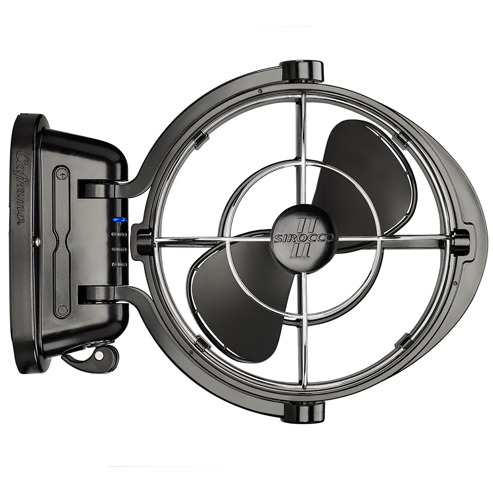 SEEKR by Caframo Sirocco II 3-Speed 7" Gimbal Fan - Black - 12-24V 7010CABBX — Quality Boat Parts