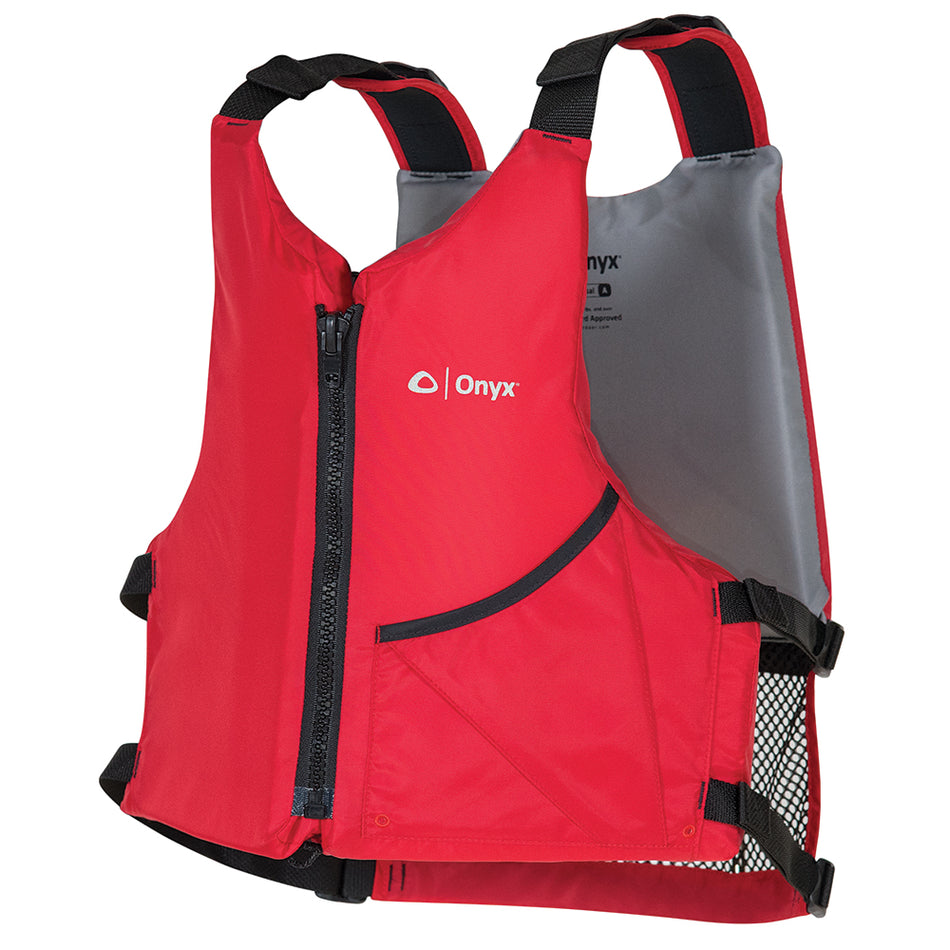 Onyx Universal Paddle Vest - Adult Universal - Red 121900-100-004-17 — Quality Boat Parts