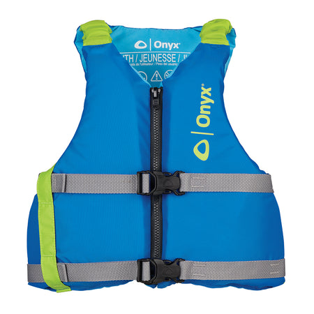 Onyx Youth Universal Paddle Vest - Blue 121900-500-002-21 — Quality Boat Parts