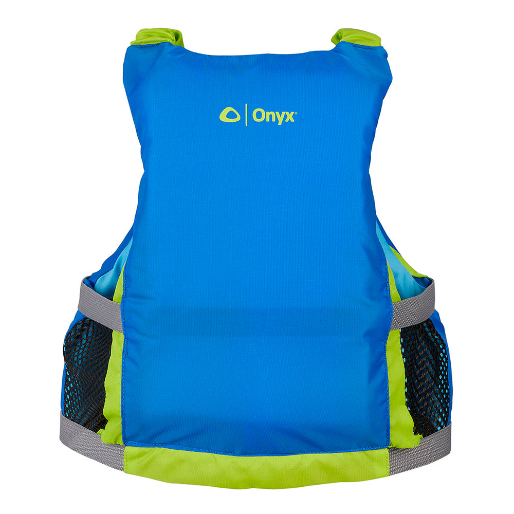 Onyx Youth Universal Paddle Vest - Blue 121900-500-002-21 — Quality Boat Parts