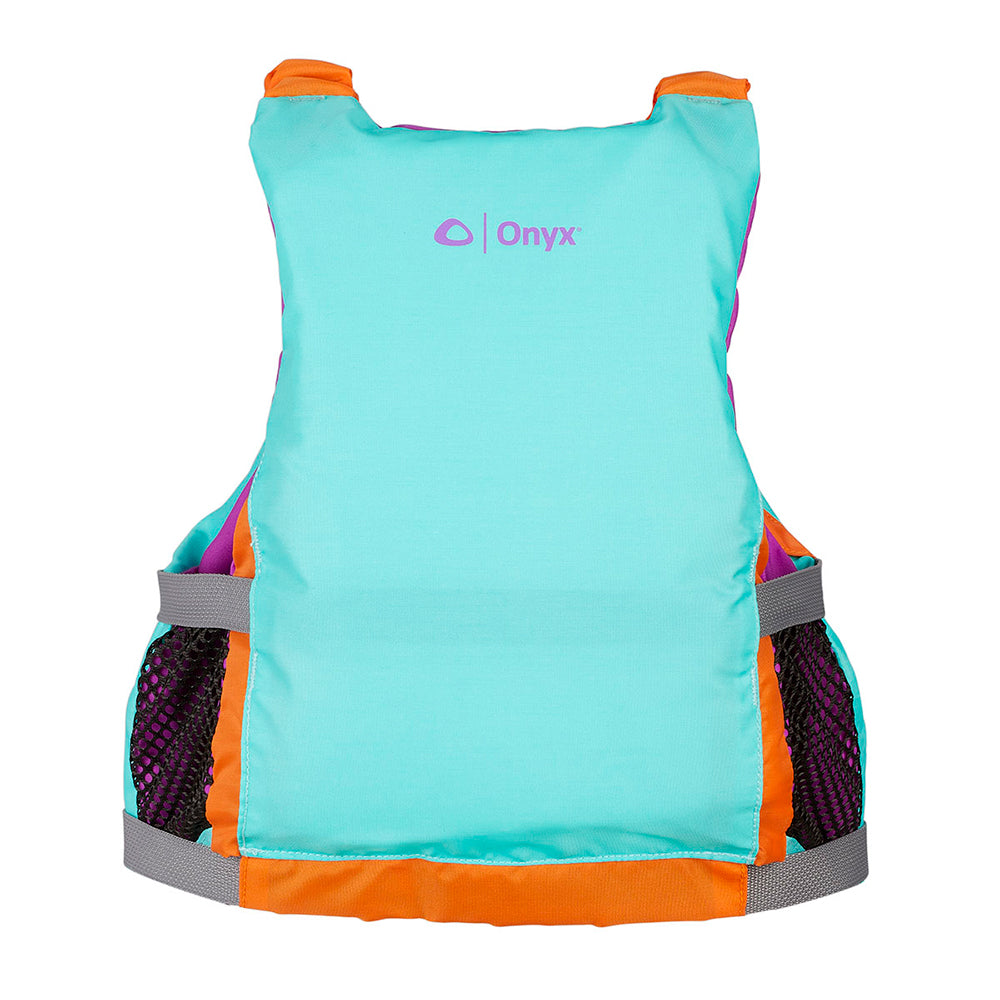 Onyx Youth Universal Paddle Vest - Aqua 121900-505-002-21 — Quality Boat Parts