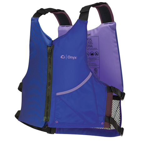 Onyx Universal Paddle PFD Life Jacket - Adult - Blue/Purple 121900-600-004-24 — Quality Boat Parts