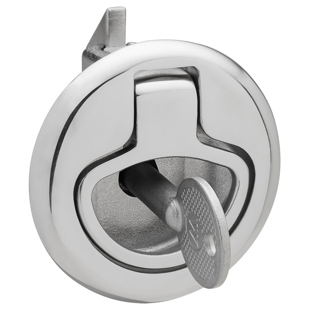 Whitecap Slam Latch Stainless Steel Locking Ring Pull 6136C — Quality Boat Parts