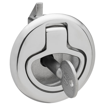 Whitecap Slam Latch Stainless Steel Locking Ring Pull 6136C — Quality Boat Parts
